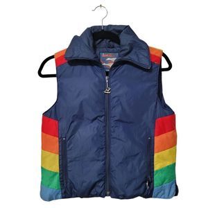 Vintage Antler Rainbow Vest